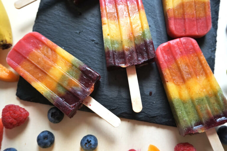Wir lieben Eis Rezept Regenbogen Eis in 2 Varianten Die kleine Botin