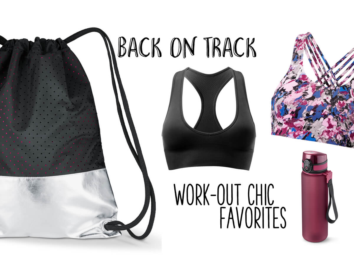 work out chic favorites collage die kleine botin