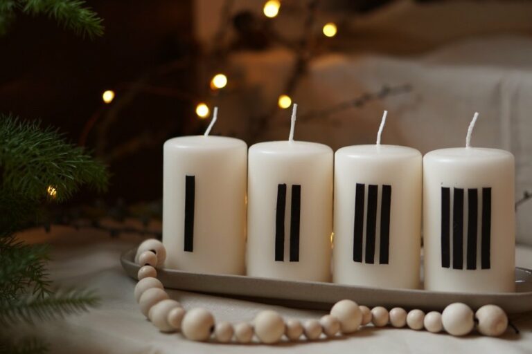 Adventskranz gestalten | 4 Kerzen bis Weihnachten