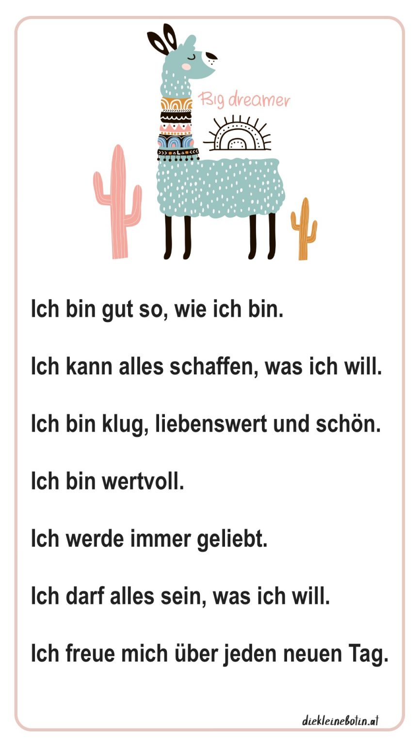 Kind stärken in nur 3 MINUTEN mit Affirmationen für Kinder