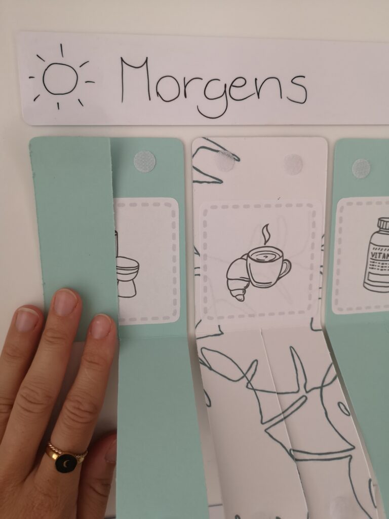 DIY Routineplan für Kinder – einfach selbst gemacht